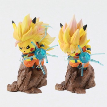 Dragon Ball Pikachu cos Son Goku anime figure
