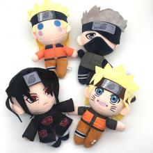 9inches Naruto anime plush dolls 23CM(4pcs a set)