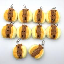 4inches Quokka hot dog anime plush dolls set(10pcs a set)