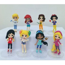 The Princess anime figures set(8pcs a set)(OPP bag)