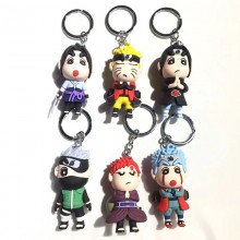 Crayon Shin-chan cos Naruto anime figure doll key chains