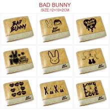 Bad Bunny anime wallet purse