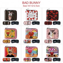 Bad Bunny anime zipper wallet purse