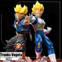 Dragon Ball Vegeta and Trunks anime figures set