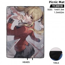Kakegurui anime waterproof cloth camping picnic mat pad