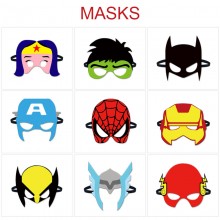 Super Hero Iron Spider Super Man cosplay felt masks