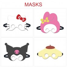 Sanrio Melody kitty Cinnamoroll Kuromi anime cosplay felt masks