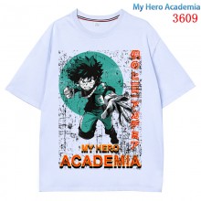 My Hero Academia anime 230g direct injection short sleeve cotton t-shirt