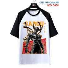 One Punch Man anime raglan sleeve cotton t-shirt t shirts