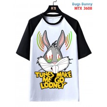 Bugs Bunny anime raglan sleeve cotton t-shirt t shirts