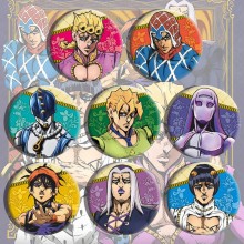 JoJo's Bizarre Adventure anime brooch pins set(8pcs a set)58MM