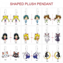 Sailor Moon anime custom shaped plush doll key chain