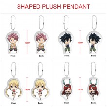 Fairy Tail anime custom shaped plush doll key chain