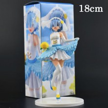 Re:Life in a different world from zero Rem wedding dress anime figure