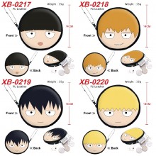 Mob Psycho 100 anime pu zipper round wallet coin purse