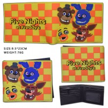 Five Nights at Freddy's anime PVC silicone wallet