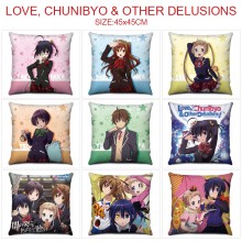 Chuunibyou Demo Koi ga shitai anime two-sided pillow 45*45cm