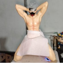 Naruto Hatake Kakashi nude kneeling anime sexy figure
