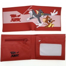 Tom and Jerry anime PVC silicone wallet