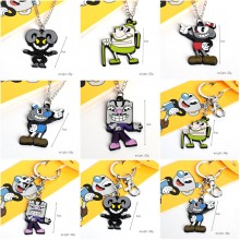 Cuphead anime key chain/necklace