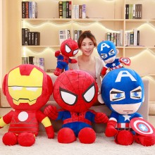 Super Hero Iron Spider Super Man Batman Hulk plush doll