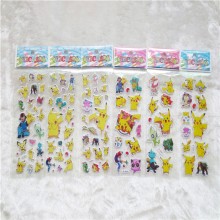 Pokemon anime 3D stickers(price for 10pcs mixed)