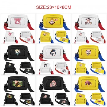 SPY x FAMILY anime pvc transparent packs satchel shoulder bags