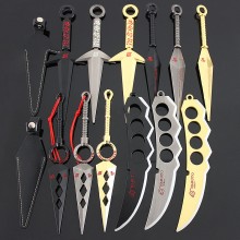 Naruto cosplay weapons knife alloy swords kunai