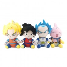 8inches Dragon Ball Son Goku Vegeta Buu anime plush doll