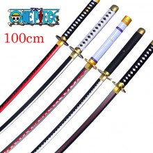 One Piece Zoro anime cosplay wooden weapon knife swords 100CM