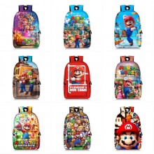 Super Mario anime backpack bags