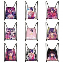 Oshi no Ko anime drawstring bags backpack