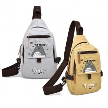 Totoro anime canvas chest pack bags