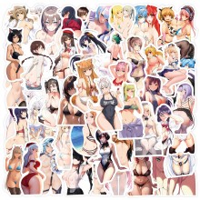 The sexy girl anime stickers(60pcs a set)