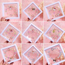 Sanrio Melody kitty Cinnamoroll Kuromi anime crystal bracelets