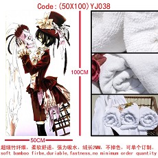 Kuroshitsuji anime cotton bath towel