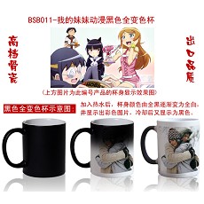My sister anime hot and cold color cup