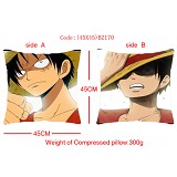 One piece anime double face pillow