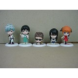 Gintama anime figures(5pcs a set)