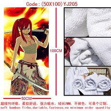 Fariy tail anime bamboo fiber bath towel