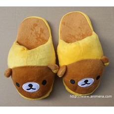 The bear anime plush slipper