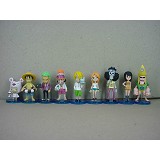 One Piece anime figures(9pcs a set)
