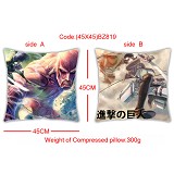 Attack on Titan anime double side pillow(45X45)BZ819