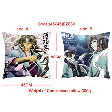 Hakuouki anime double sides pillow(45X45)BZ830