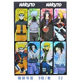 Naruto anime bookmarks(8pcs a set)