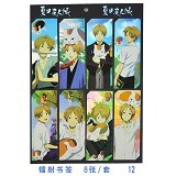 Natsume Yuujinchou anime bookmarks(8pcs a set)