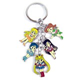 Sailor Moon anime metal keychain