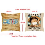 One Piece anime double sides pillow(45X45)BZ849