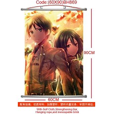 Attack on Titan anime wallscroll (60X90)BH869