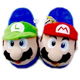 Super Mario anime plush slippers